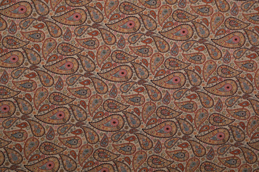 Paisley Möbelstoff mit feinem Muster – ideal für Dekokissen und Sessel