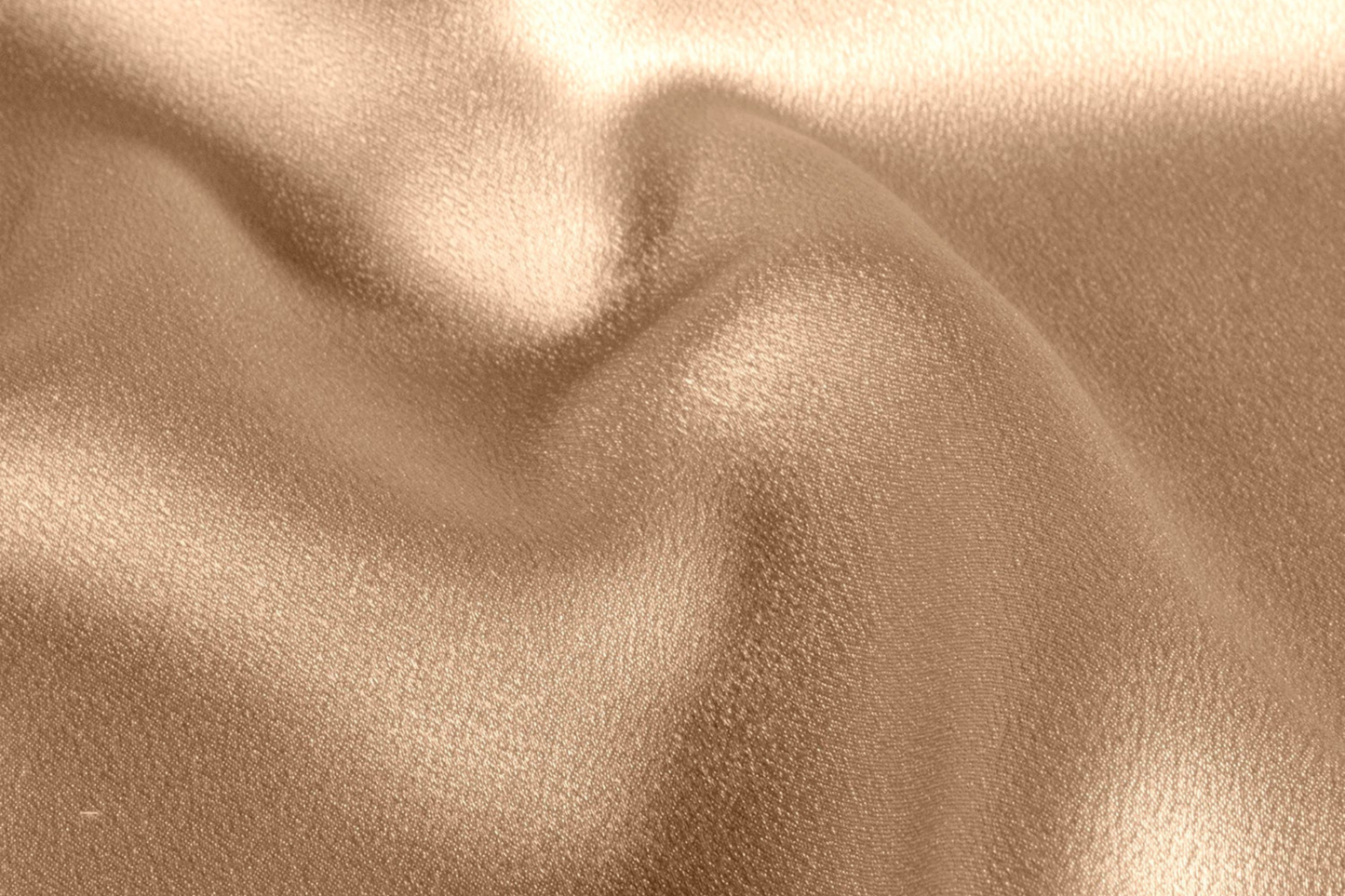 Satin Viskose – Uni Karamell