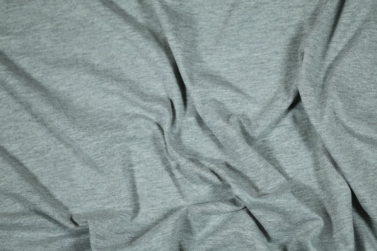 Weicher Jersey-Stoff in Hellgrau – ideal für Basics