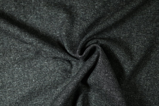 Dunkelgrau Wollstoff – ideal für Mäntel, Jacken oder Accessoires