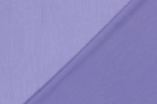 Chiffon Stoff Flieder – Halbtransparenter Uni Stoff