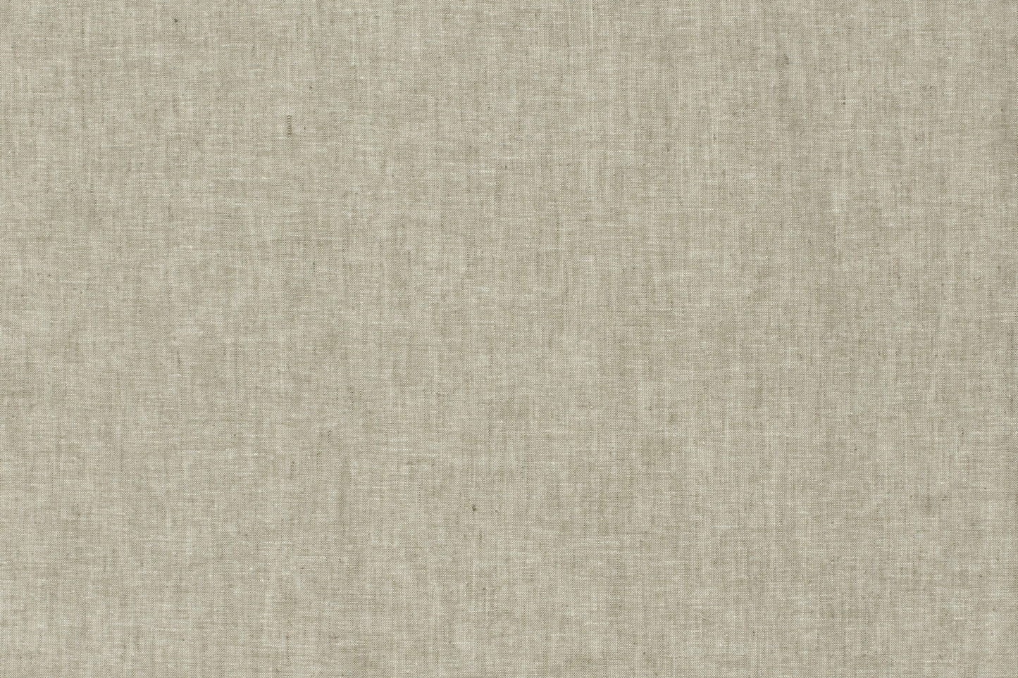 Olivgrauer Chiffon Stoff mit Chambré Melange Struktur aus Leinen und Baumwolle