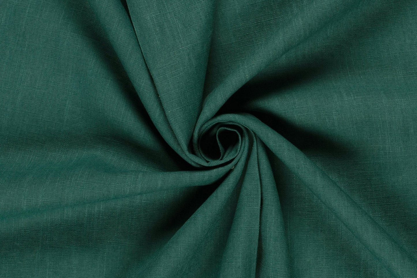 Leinen Baumwolle Stoff Dunkelgrün für Kleidung und Deko – ideal für Naturdesigns