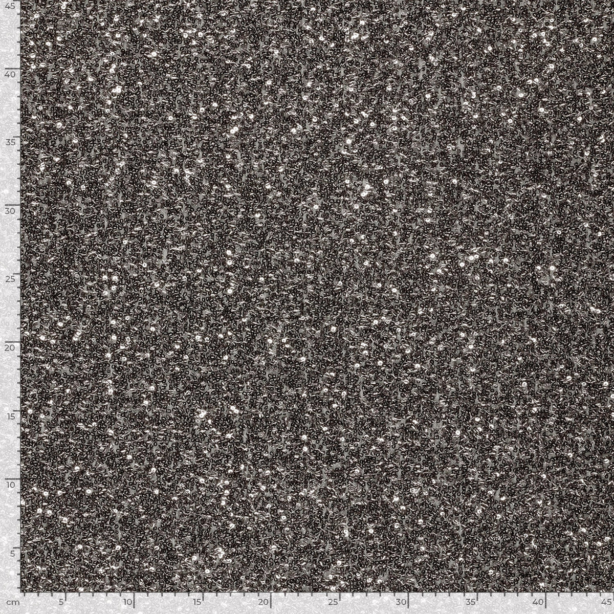 Paillettenstoff Mesh Grau – Rolle