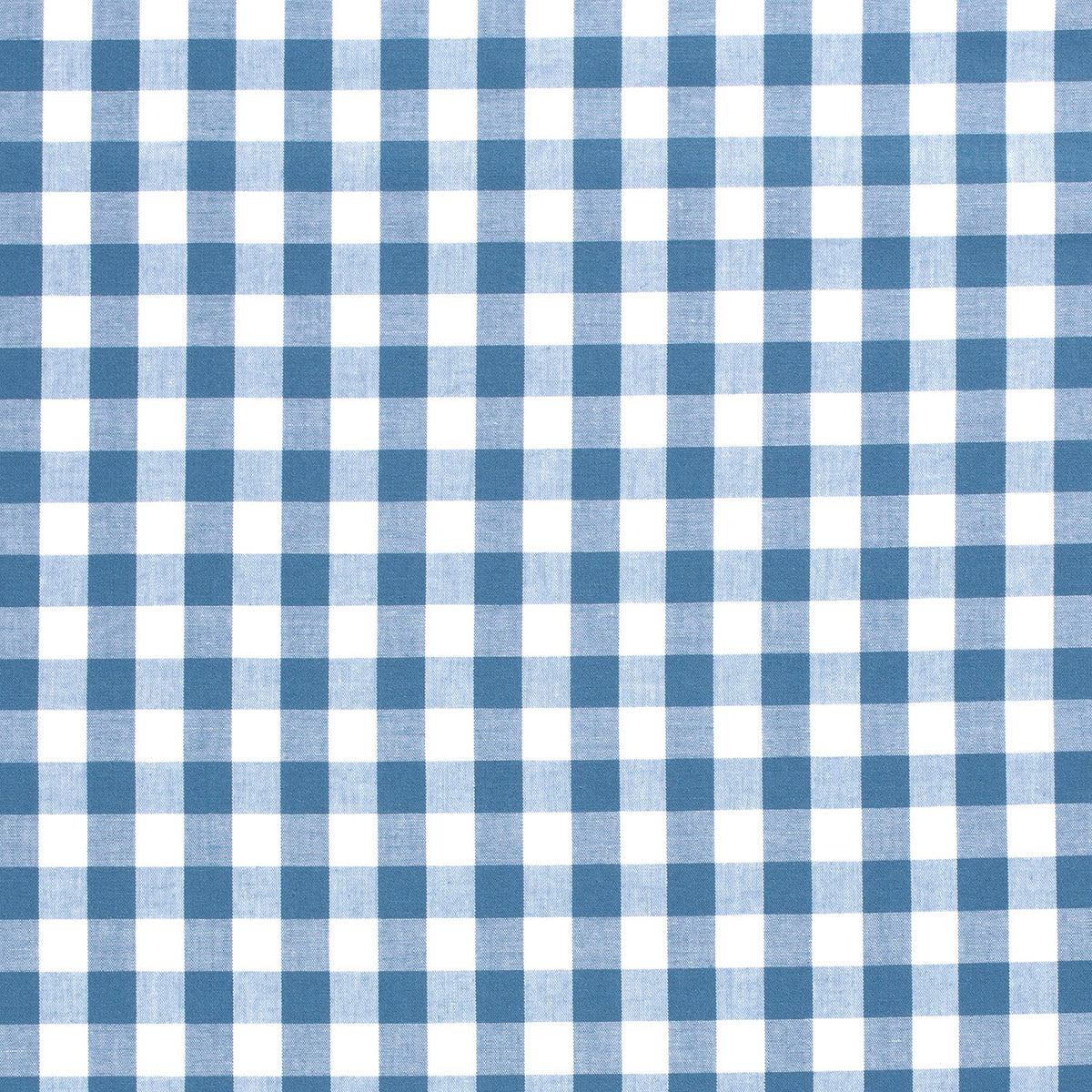 Baumwoll-Popeline Karo Indigoblau