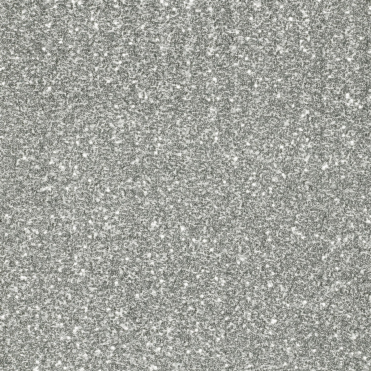 Paillettenstoff Mesh Silber – Detail