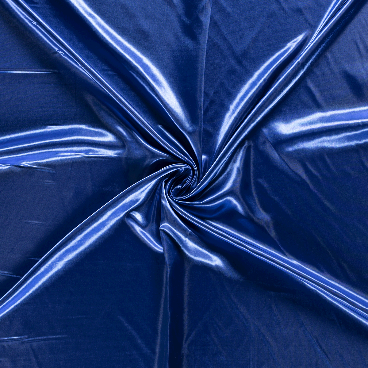 Satin Stoff Königsblau – Fall