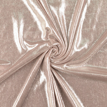 Lurex Jersey Hellrosa – Metallic Stretch Stoff | Stoffeya