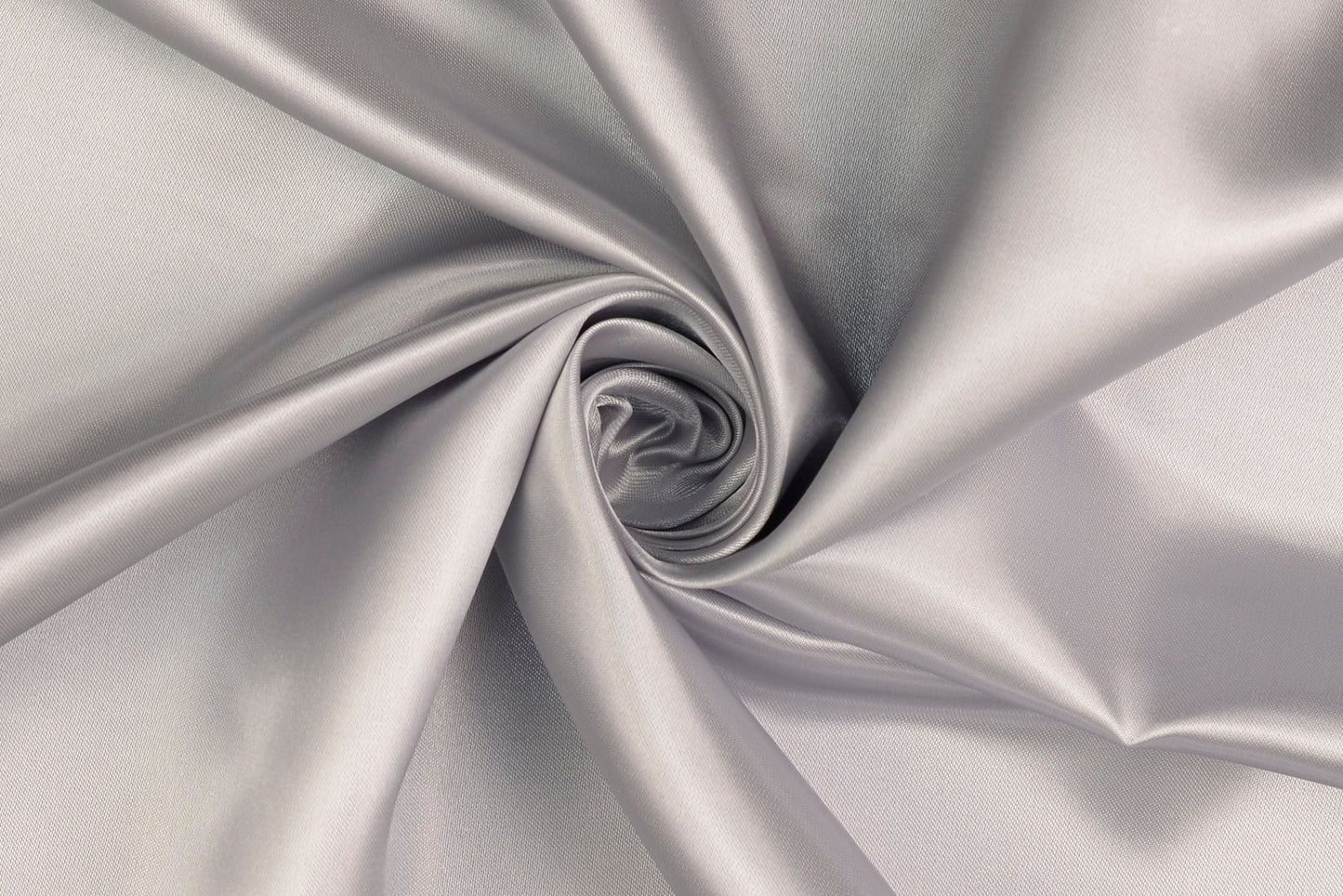 Satin Stoff Uni in klassischem Grau
