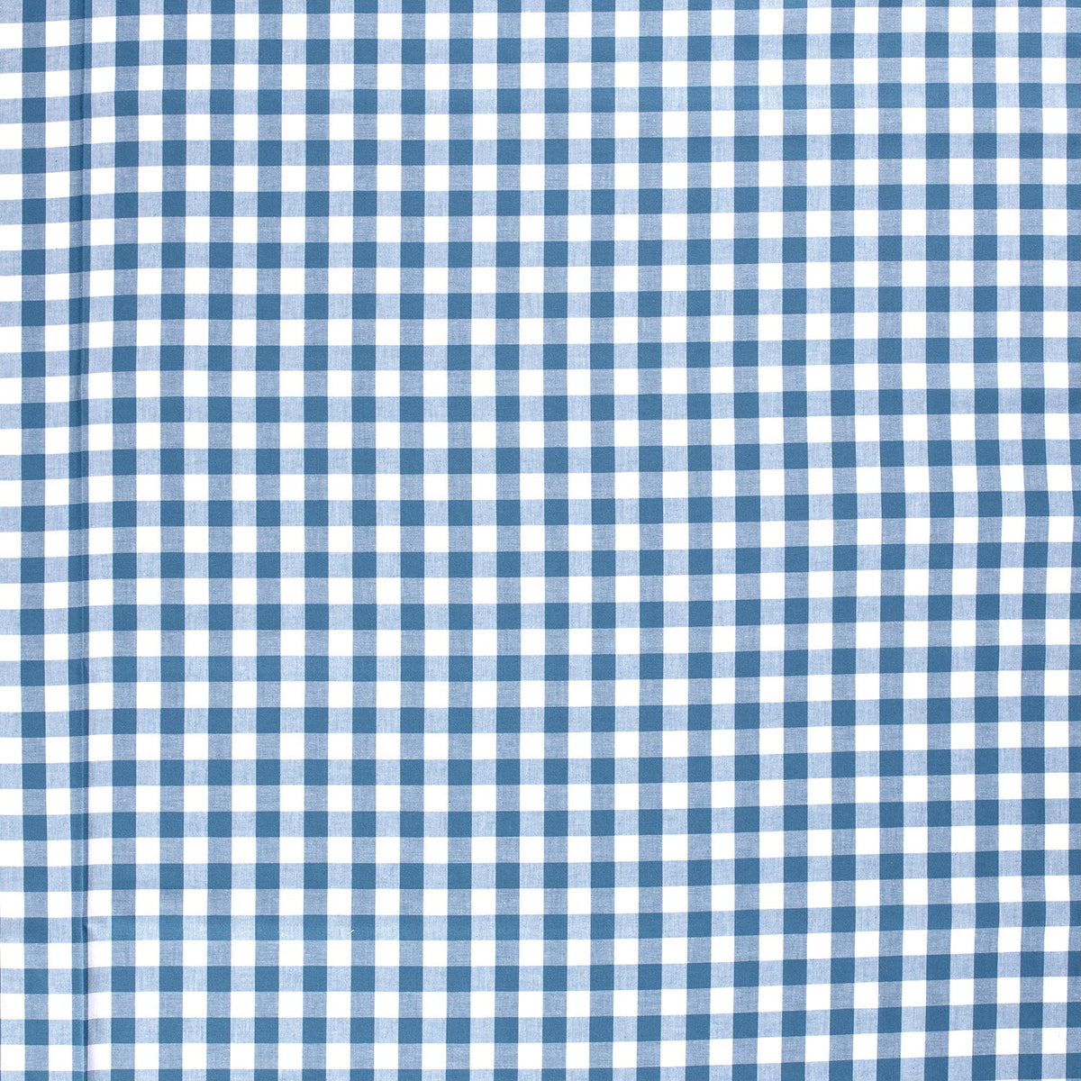 Baumwoll-Popeline Karo Indigoblau – Detail