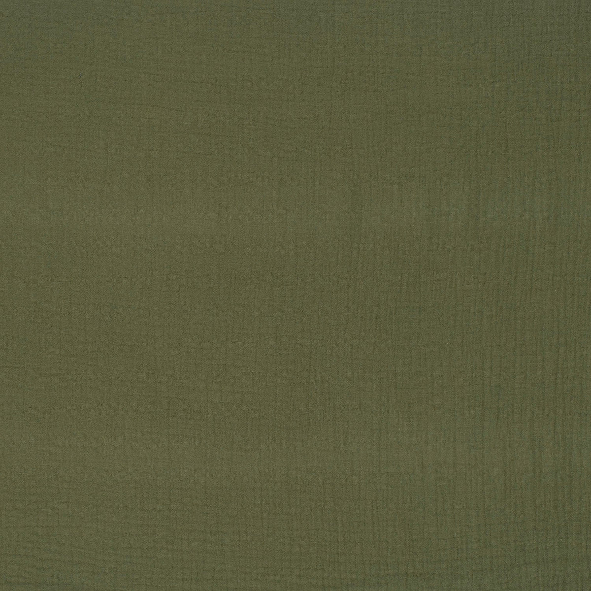 Musselin Stoff Tannengrün – Detail
