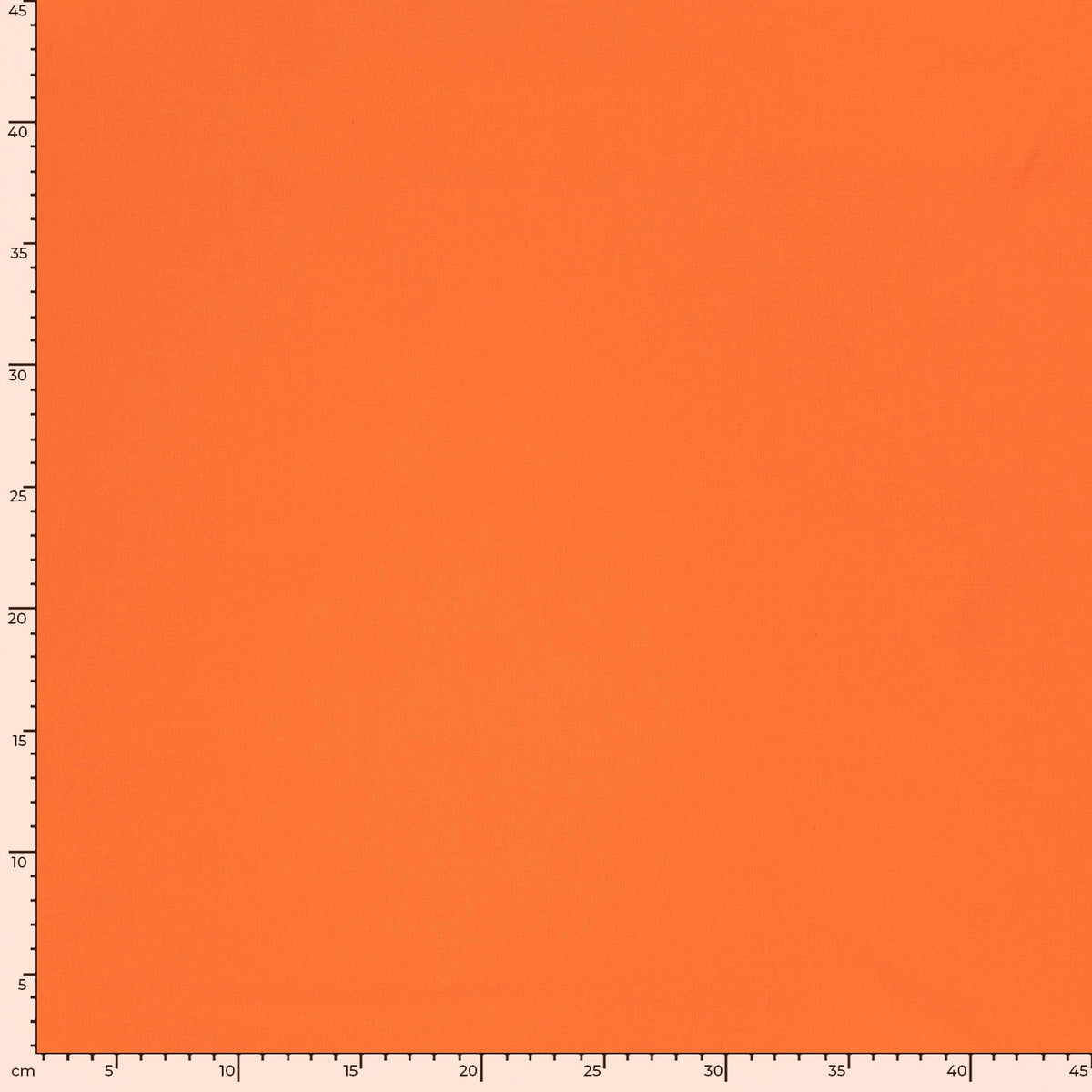 Fahnentuch Stoff Orange – Nahaufnahme