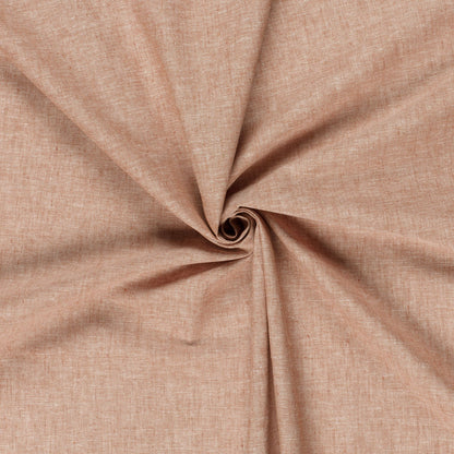 Leinen Stoff Chambré Ziegelrot – Leicht & Elegant