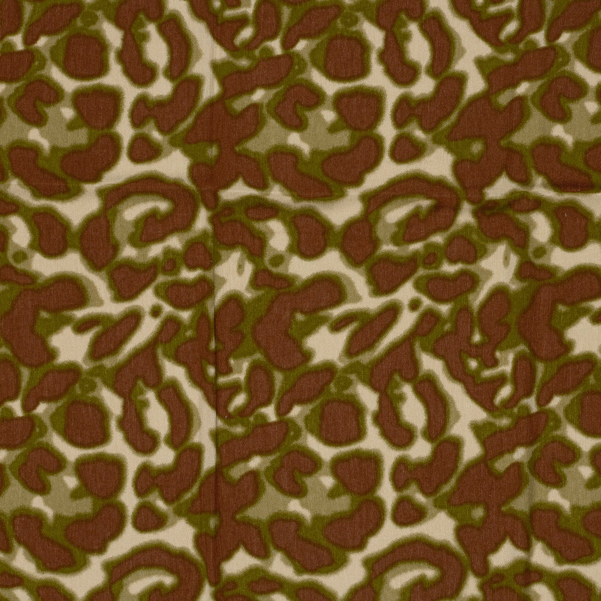 Viskose Satin Abstrakt Khaki-Grün – Detail
