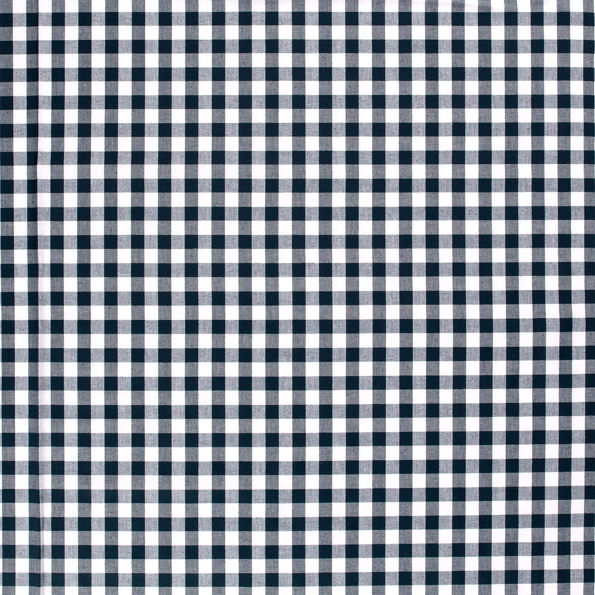 Baumwoll-Popeline Karo Marine – Detail