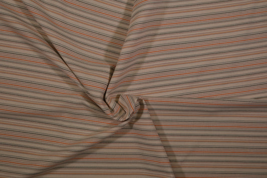 Detailansicht Baumwolldesign mit Streifen
