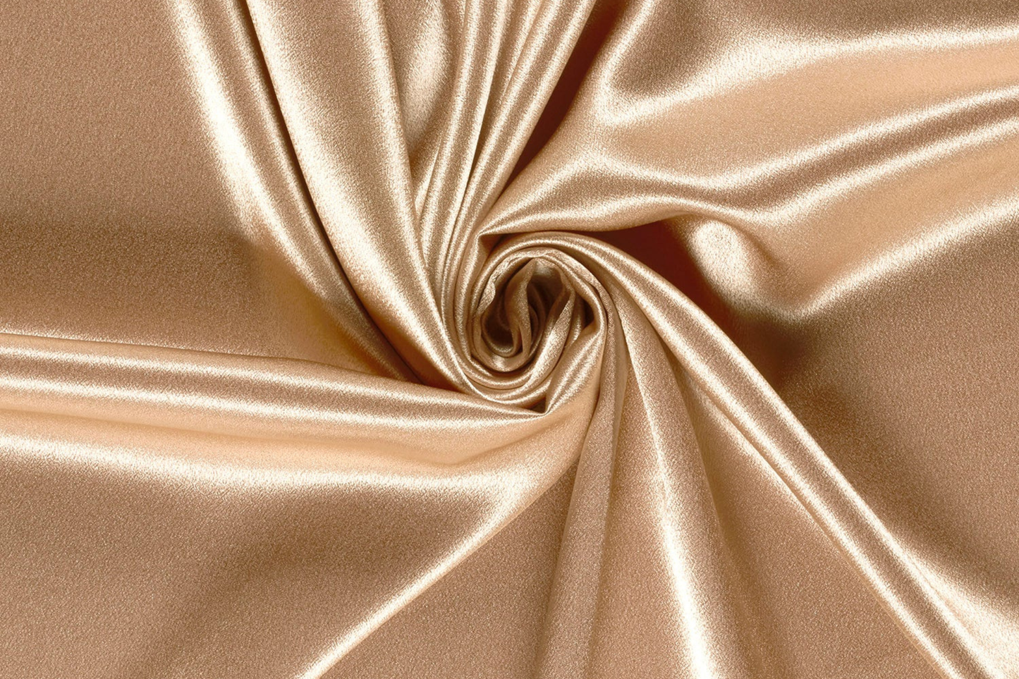 Satin Viskose – Uni Karamell