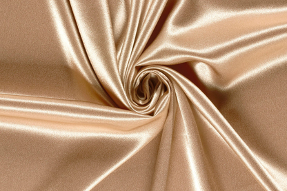Satin Viskose – Uni Karamell
