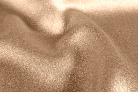 Satin Viskose – Uni Karamell