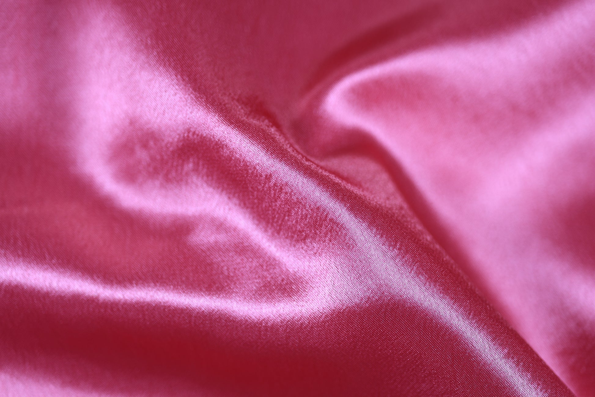 Leuchtender Satin Stoff fuchsiafarben 140cm