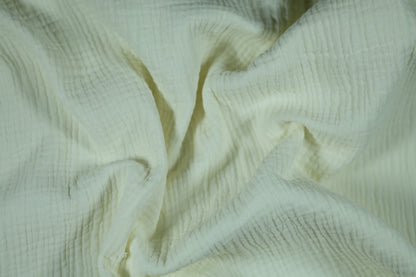 Weicher Creme Musselin Musselin – doppellagig und hautfreundlich