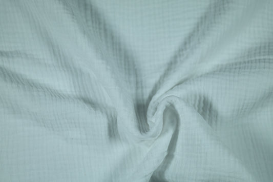 Musselin in Weiß Musselin – ideal für Kleidung und Accessoires