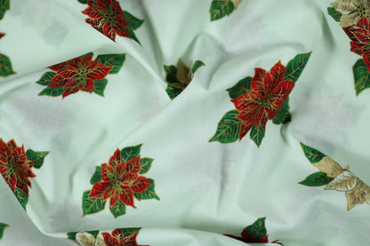Baumwoll Stretch mit floralen Mustern – ideal für Sommerkleidung und Accessoires