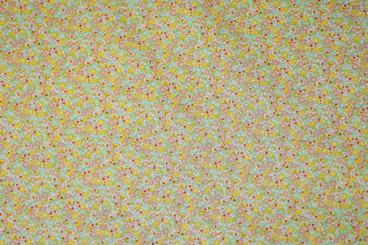 Baumwoll Stretch mit floralen Mustern – ideal für Sommerkleidung und Accessoires