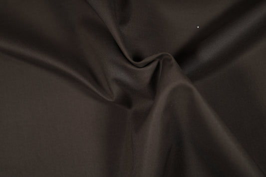 Baumwoll Stretch Stoff Uni Braun – elastisch und angenehm für vielfältige Projekte