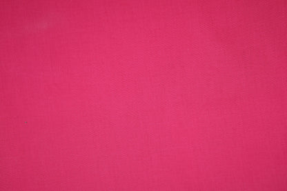Einfarbiger Baumwollstoff in Fuchsia Pink – ideal für Kleidung, Accessoires und Dekoration