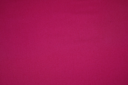 Einfarbiger Baumwollstoff in Himbeerrot – ideal für Kleidung, Accessoires und Dekoration