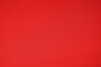 Einfarbiger Baumwollstoff in Signalrot – ideal für Kleidung, Accessoires und Dekoration
