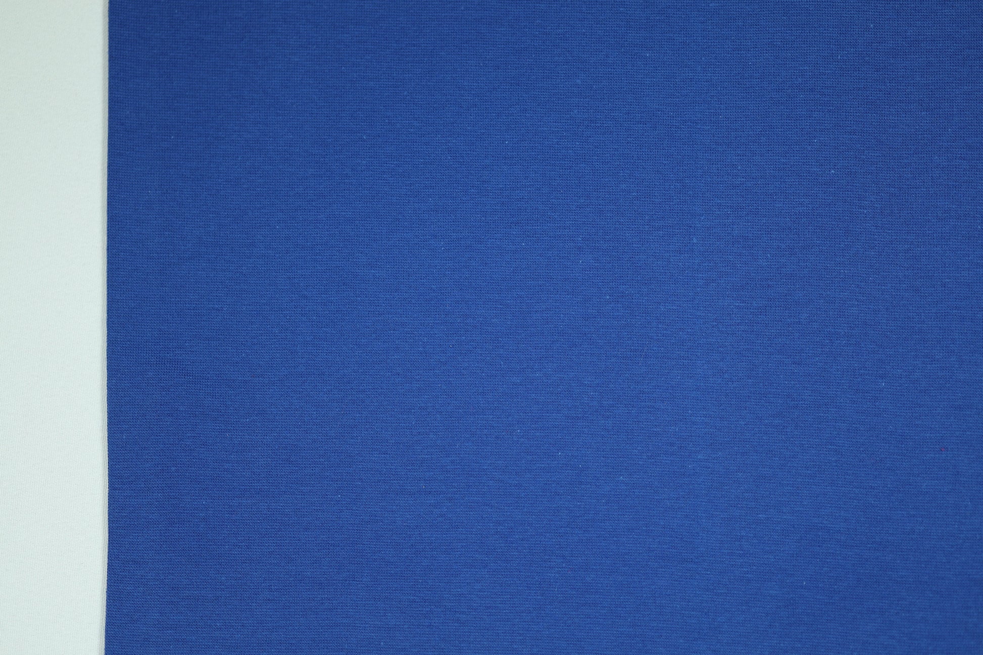 Bündchenstoff Baumwolle in intensivem Royalblau – elastisch und langlebig 34cm breit
