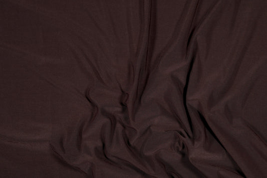 Weicher Jerseystoff in einem satten Schokobraun