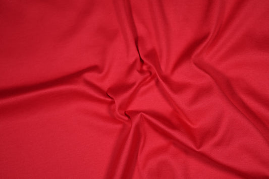 Jersey Stoff in Rot aus Baumwolle – für Shirts & Kleider