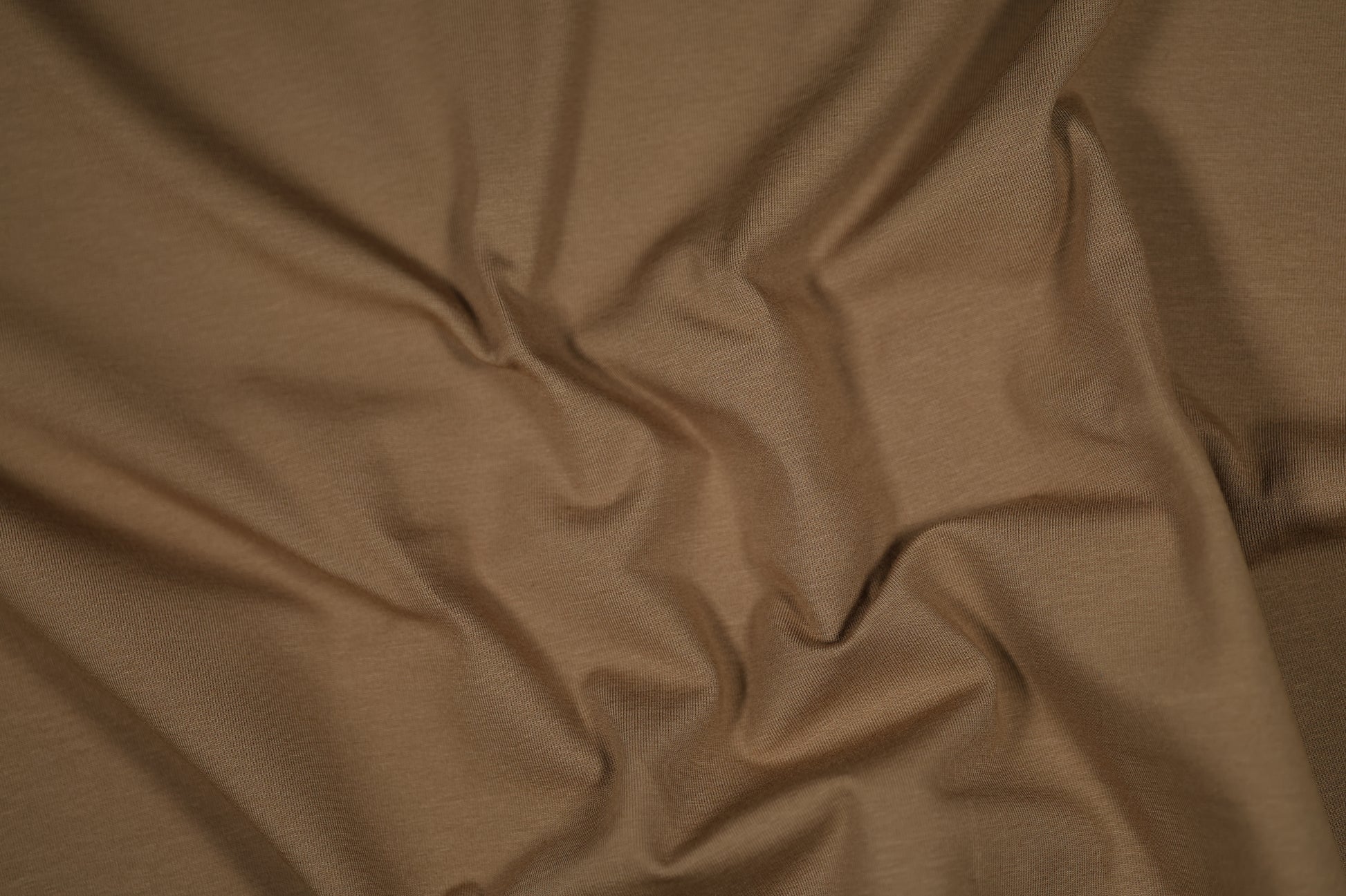 Elastischer Jersey Stoff Braun – vielseitig einsetzbar