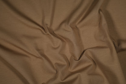 Elastischer Jersey Stoff Braun – vielseitig einsetzbar