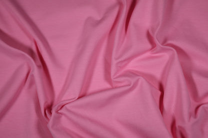 Pinkfarbener Baumwolljersey – weich und leuchtend