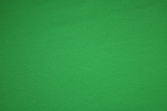 Grasgrüner Baumwolljersey – angenehm weich & elastisch