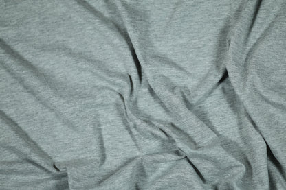 Weicher Jersey-Stoff in Hellgrau – ideal für Basics
