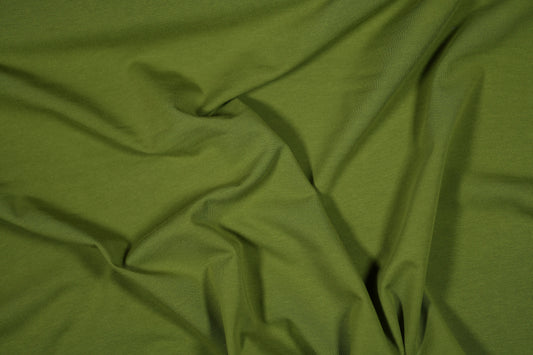 Olivgrüner Jersey – ideal für naturinspirierte Mode