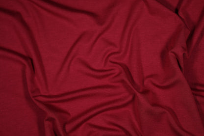 Jersey Stoff aus Viskose in Weinrot – perfekt für Shirts und Kleider