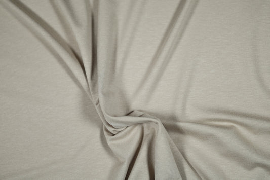 Viskosejersey in Hellbeige – weich, elastisch und hautsympathisch
