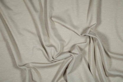 Jersey Stoff aus Viskose in Hellbeige – perfekt für Shirts und Kleider