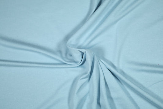 Hellblauer Viskose Jersey – sanfte Farbe, weich und dehnbar