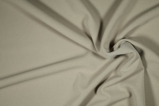 Elastischer Twin Jersey Stoff in Beige – ideal für Freizeitkleidung
