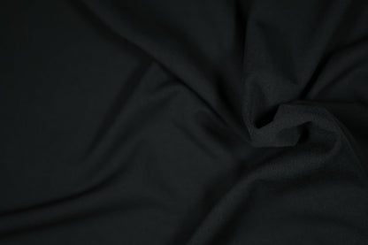 Weicher Baumwoll-Jersey in Schwarz – blickdicht und komfortabel