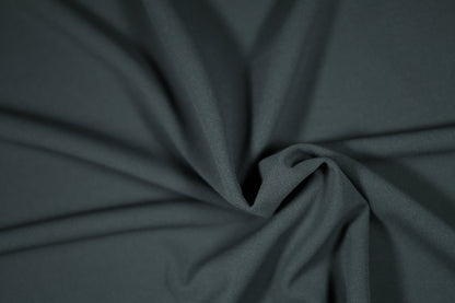 Elastischer Twin Jersey Stoff in Anthrazit – ideal für Freizeitkleidung