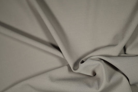 Beiger Twin Jersey Stoff – elastisch und weich für Bekleidung