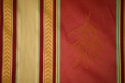 Hochwertiger Vorhangstoff in Tomatenrot – ideal für elegante Fensterdekorationen